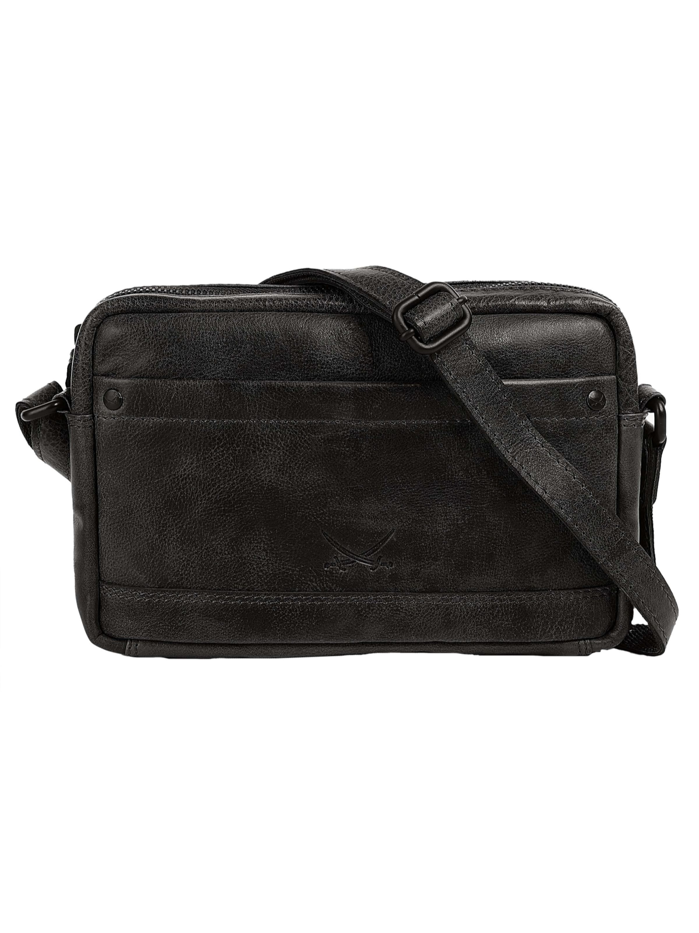 SANSIBAR Crossbody bag in Black: front