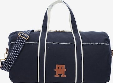 TOMMY HILFIGER - Bolsa de fin de semana en azul: frente