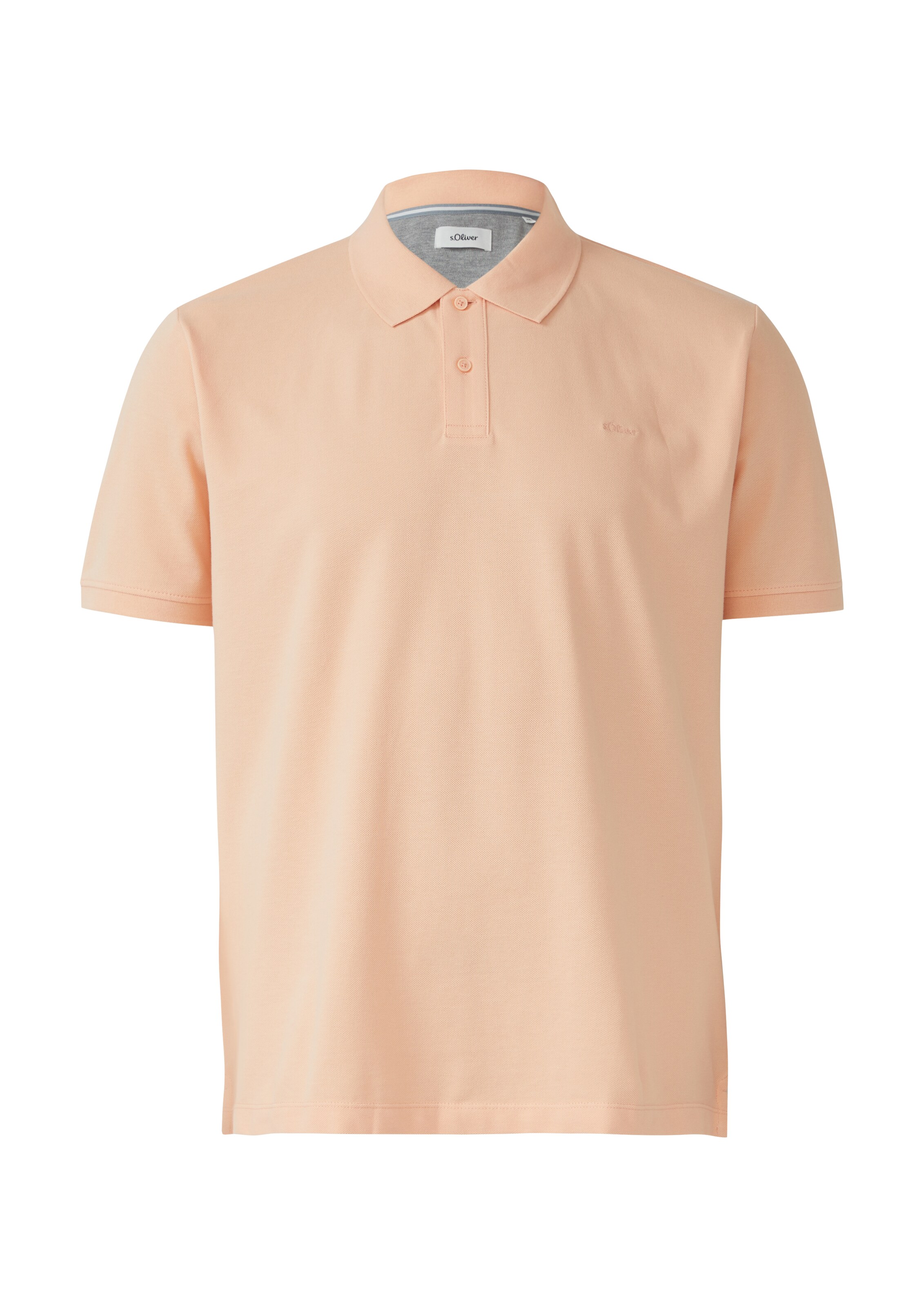 s.Oliver Men Big Sizes Shirt in Orange: Vorderseite