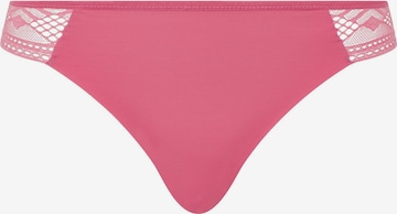 PASSIONATA Thong in Pink: front