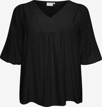 Camicia da donna 'Joanna' di KAFFE CURVE in nero: frontale