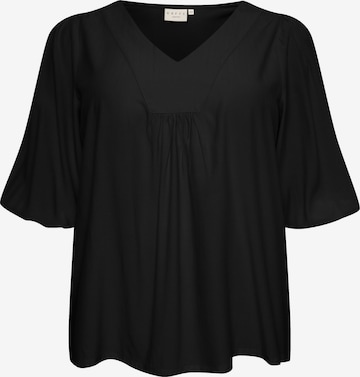 KAFFE CURVE Blouse 'Joanna' in Black: front