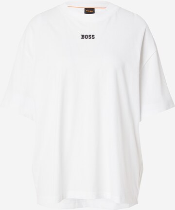 T-shirt BOSS en blanc : devant