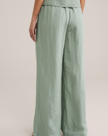 WE Fashion Wide leg Broek in Groen