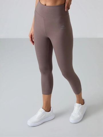 Skinny Leggings 'Gamaschen' di Tommy Life in marrone