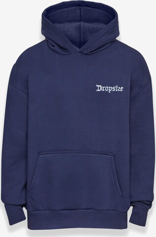 DropsizeSweater majica - plava boja: prednji dio