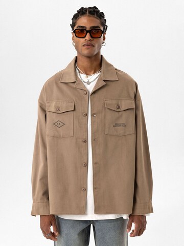 Dandalo - Ajuste confortable Camisa 'Johnny' en marrón