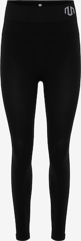 Pantalon de sport 'Naikan' MOROTAI en noir : devant