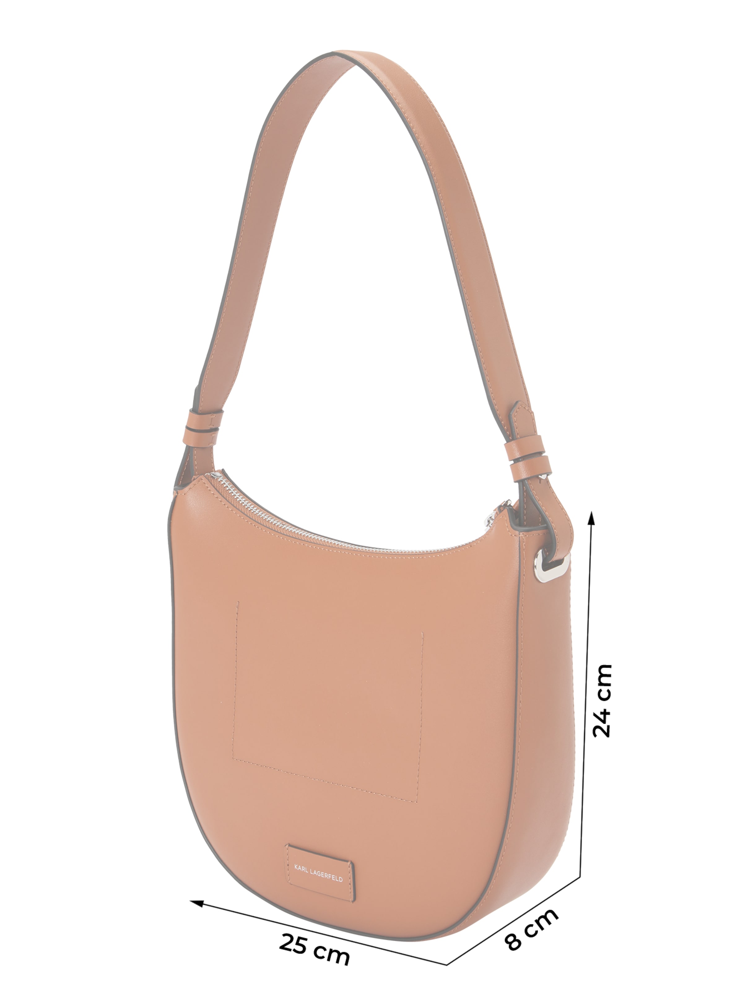 Sac bandoulière 'K/Circle Moon' Karl Lagerfeld en marron