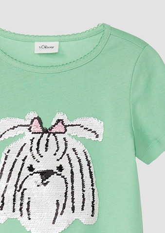 T-Shirt s.Oliver en vert