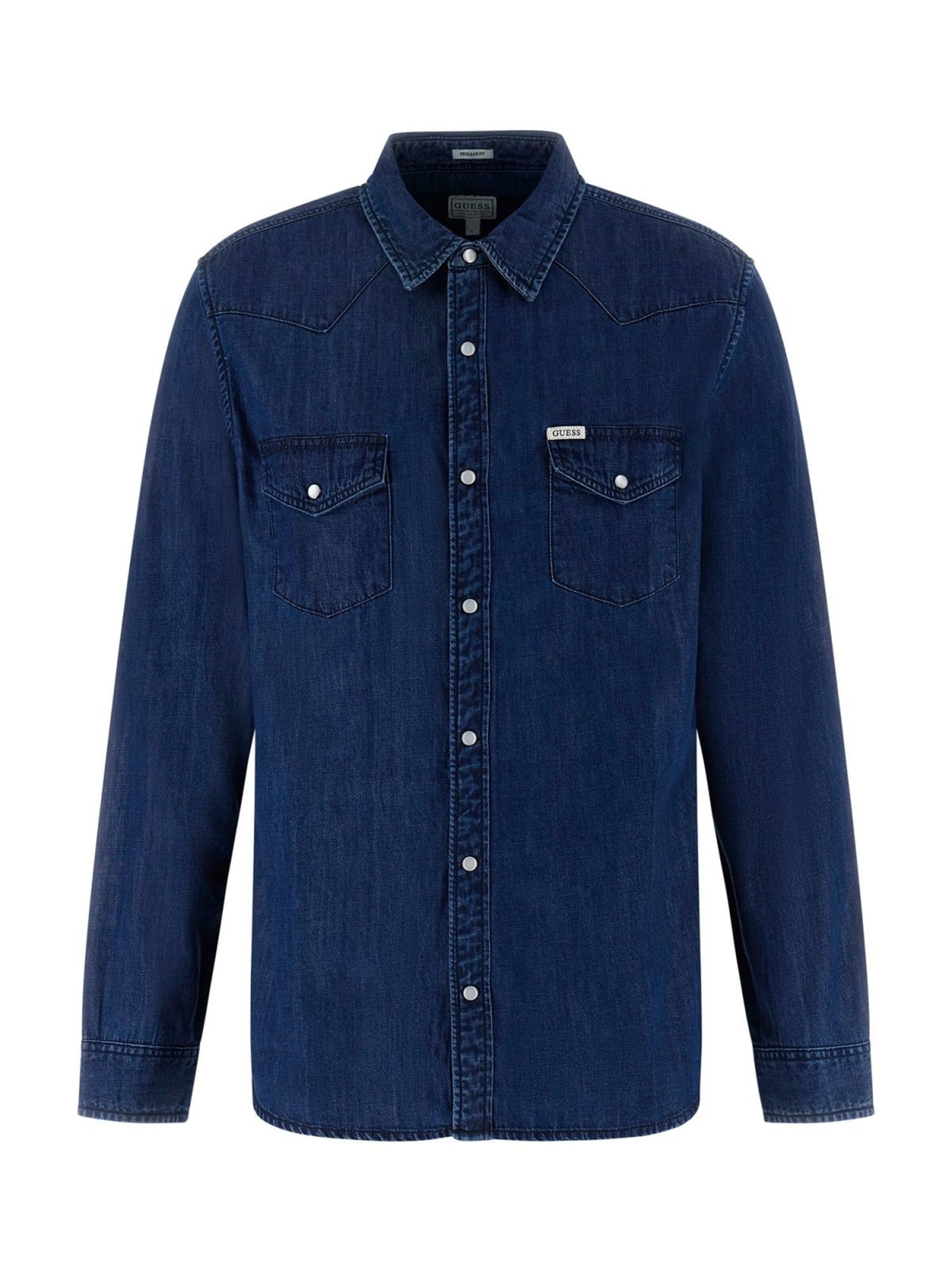 GUESS Shirt in Blauw
