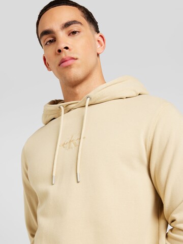 Calvin Klein Jeans Sweatshirt in Beige