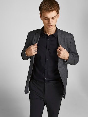 JACK & JONES Slim Fit Hemd 'Cardiff' in Schwarz