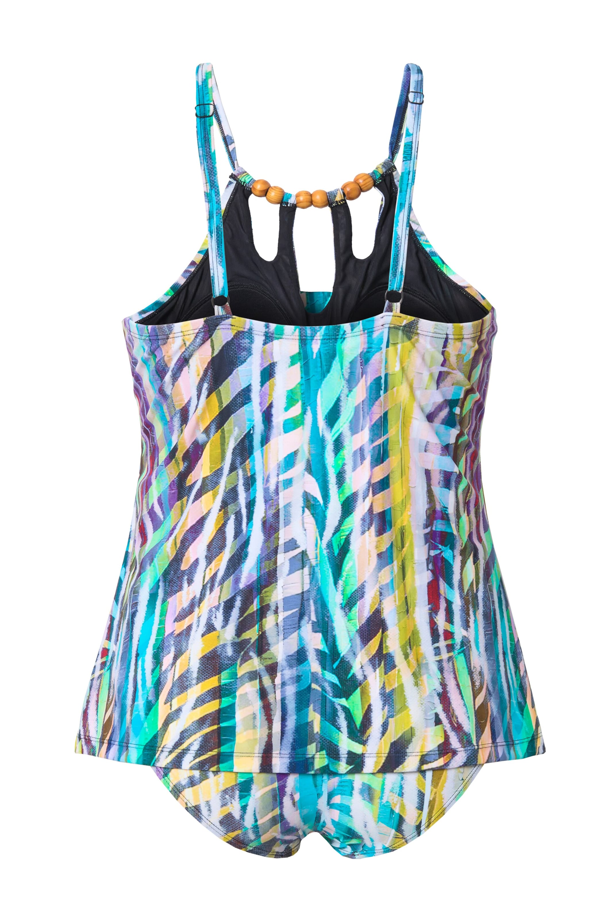 Ulla Popken High neck Tankini in Mischfarben