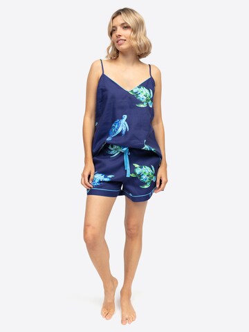 Shorty 'Ashley' Cyberjammies en bleu