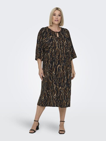 ONLY Carmakoma Kleid in Schwarz: Vorderseite