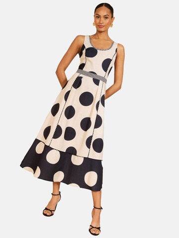 love & roses Φόρεμα σε μπεζ: μπροστά