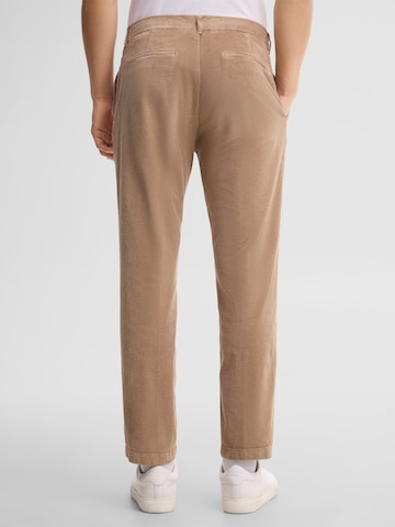 STRELLSON Loosefit Bandplooibroek in Beige