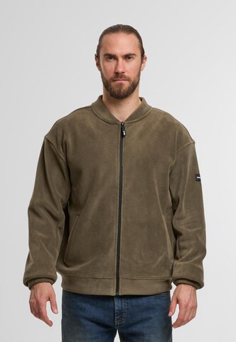 Veste mi-saison 'Quote' INDICODE JEANS en vert : devant