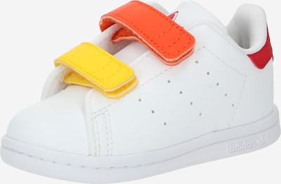 ADIDAS ORIGINALS Baskets 'Stan Smith' en jaune / orange / rouge / blanc, Vue avec produit