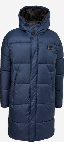 Manteau d’hiver QS en bleu : devant