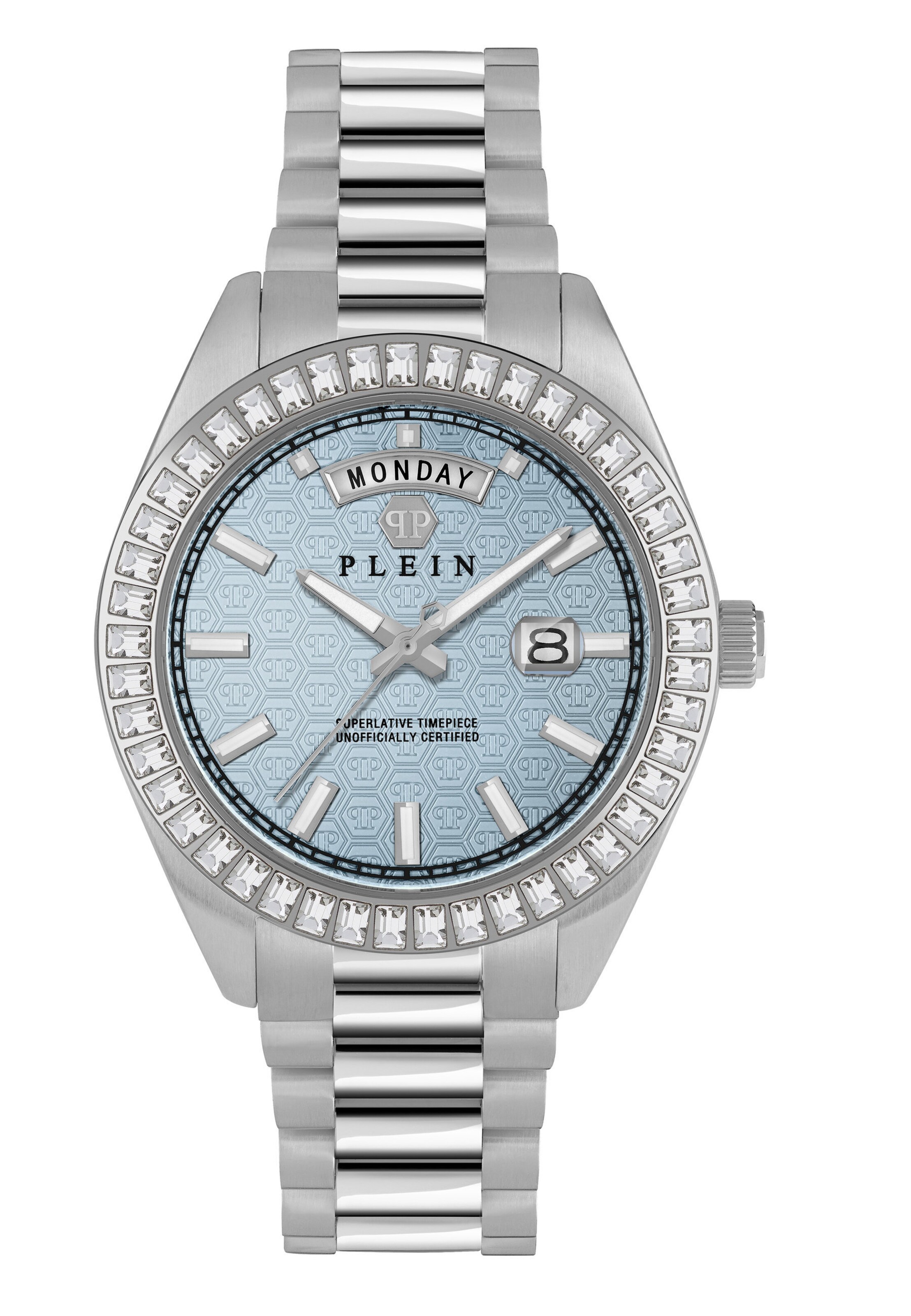 Philipp Plein Uhr in Silber: Vorderseite