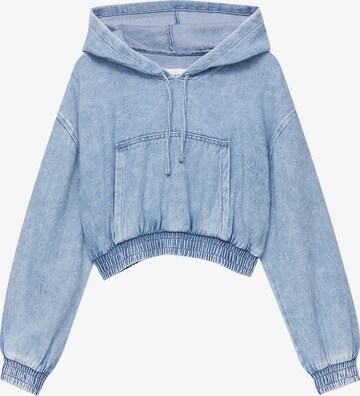 Pull&Bear Sweatshirt in Blue: front