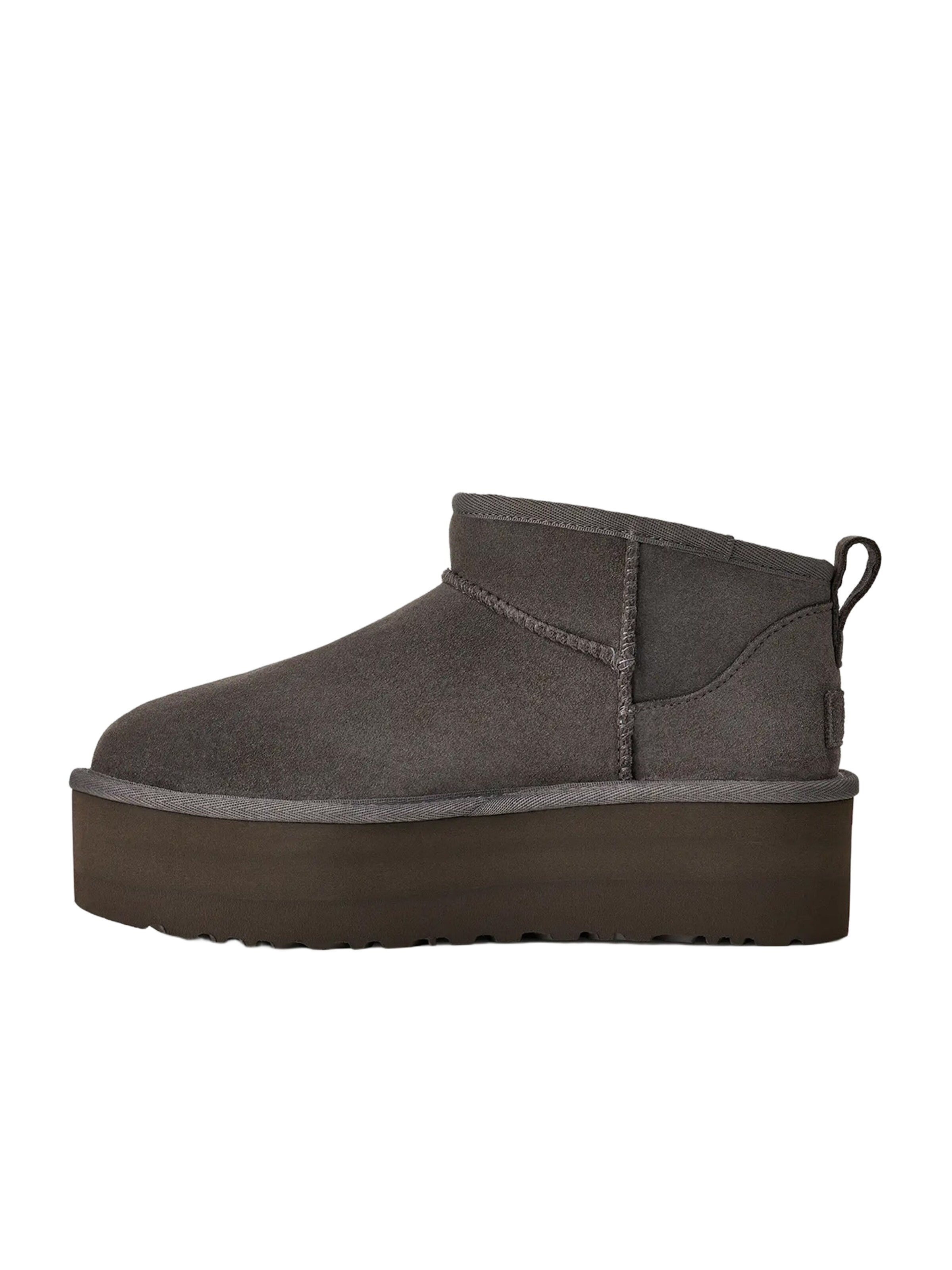 UGG Boots 'Classic Ultra Mini' in Grijs: voorkant