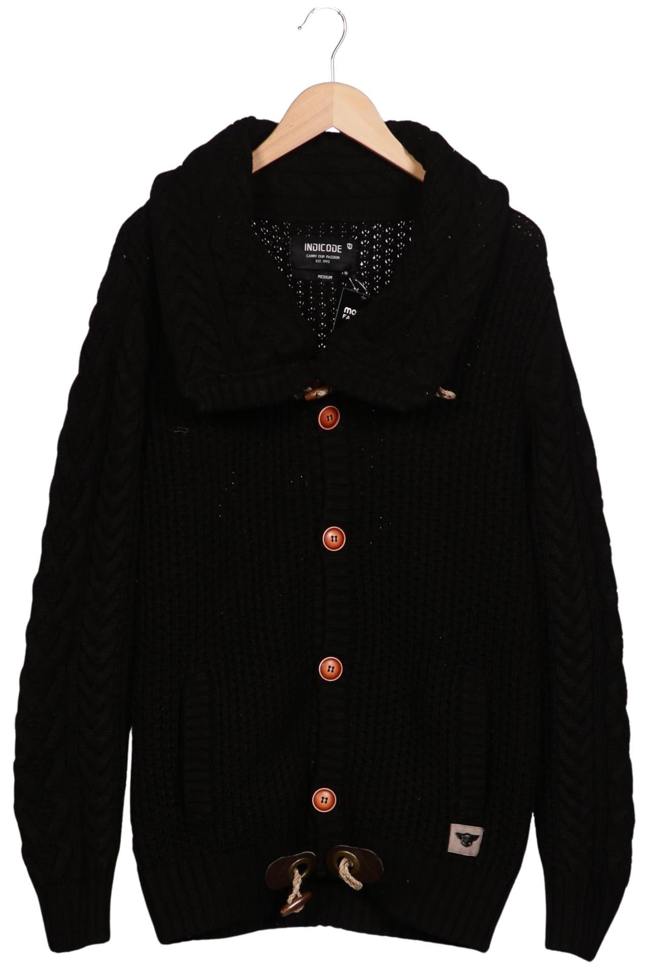 INDICODE JEANS Sweater & Cardigan in M in Black: front