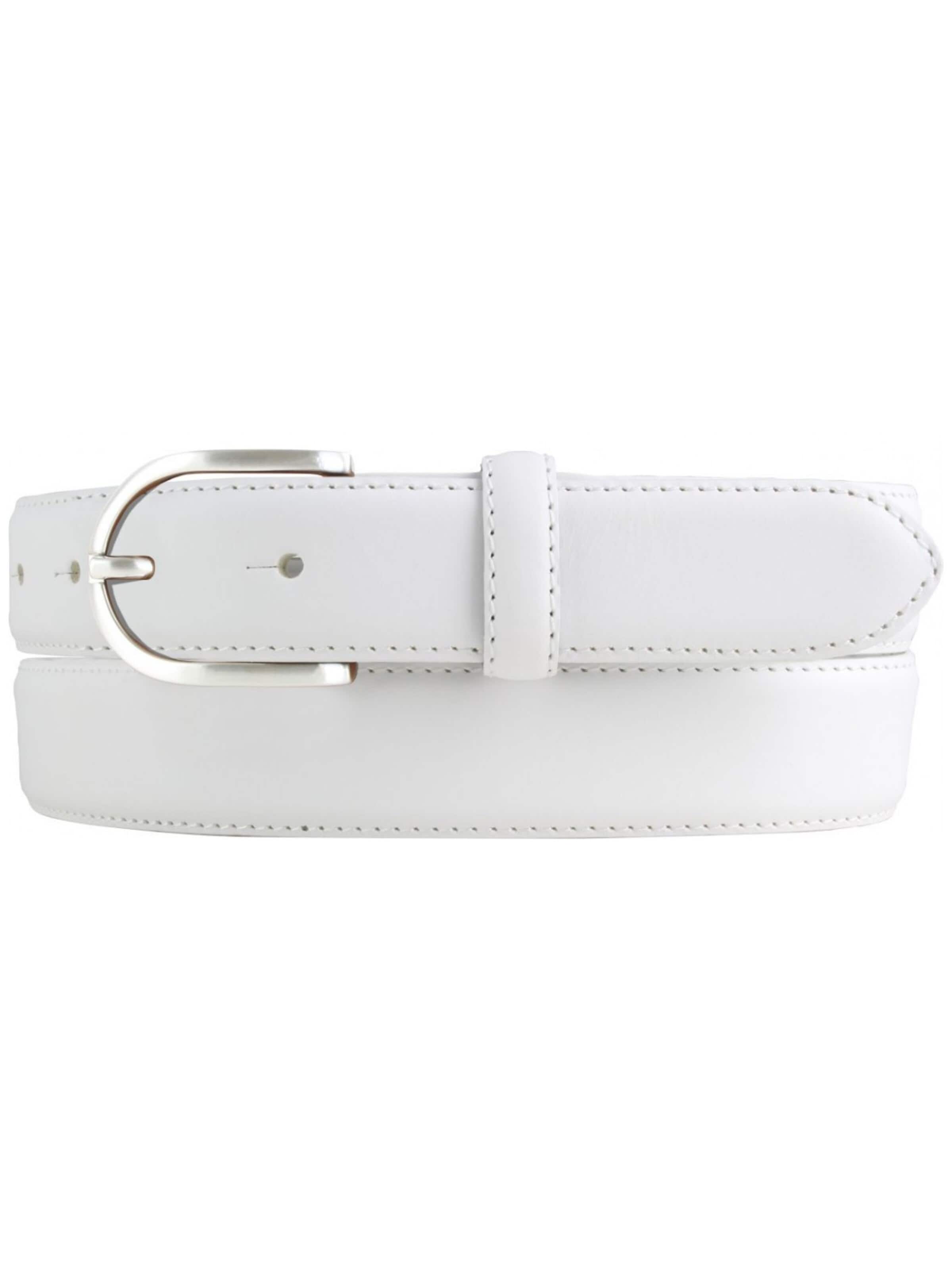 BELTINGER Belt 'Potenzai' in White: front