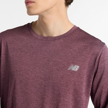 T-Shirt fonctionnel 'Athletics' new balance en violet