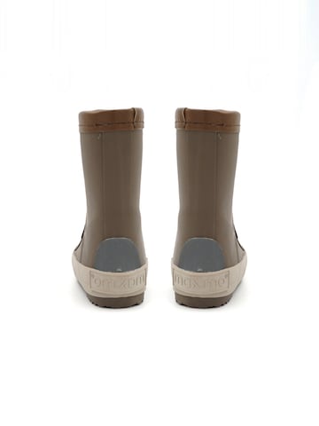 MAXIMO Rubber Boots 'Gummistiefel Bär Winterfutter, Reflekt 3M' in Brown