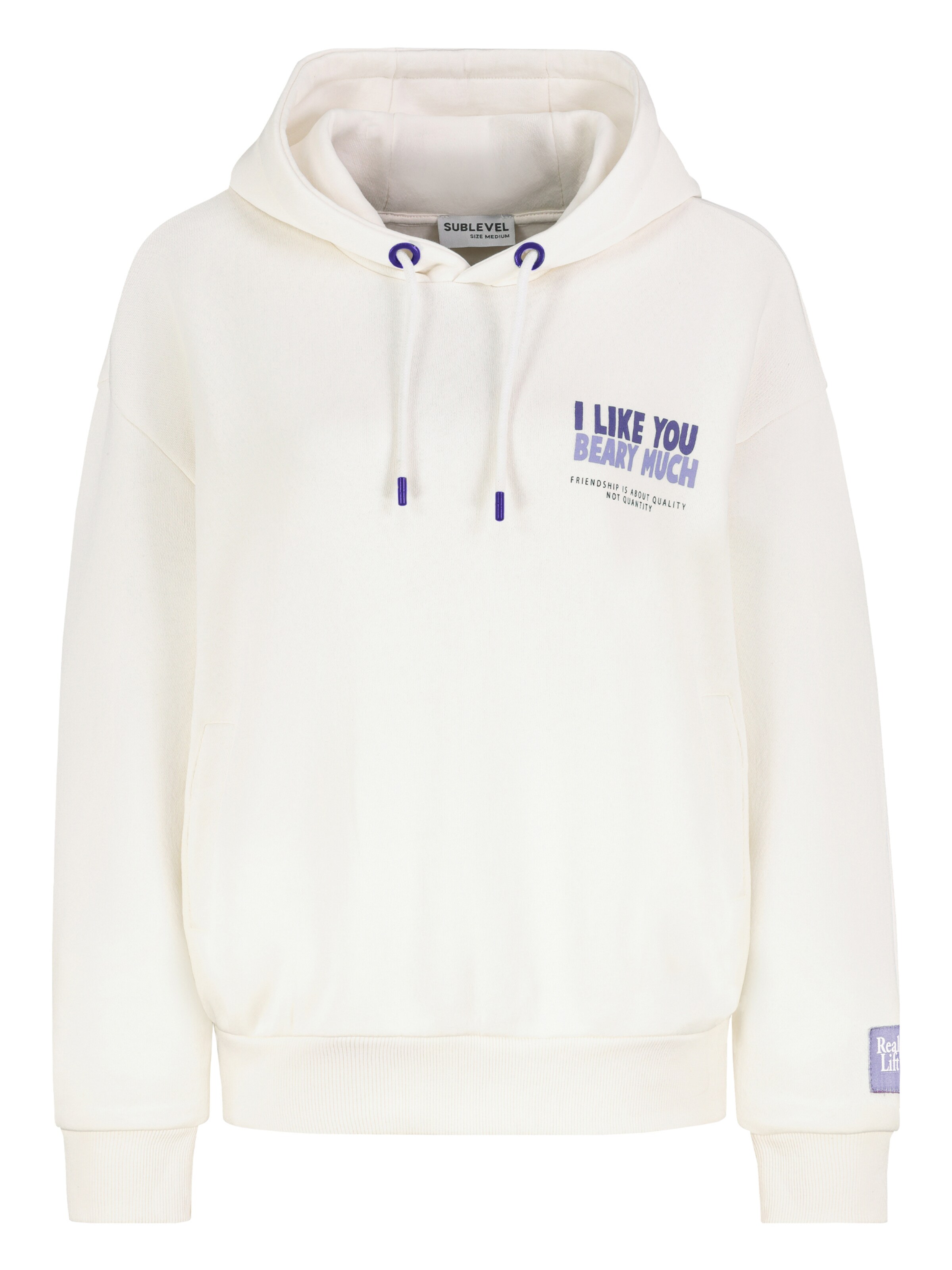 Sublevel Sweatshirt in White: front