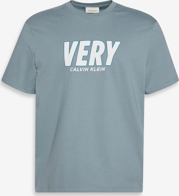 mėlyna Calvin Klein Jeans Marškinėliai: priekis