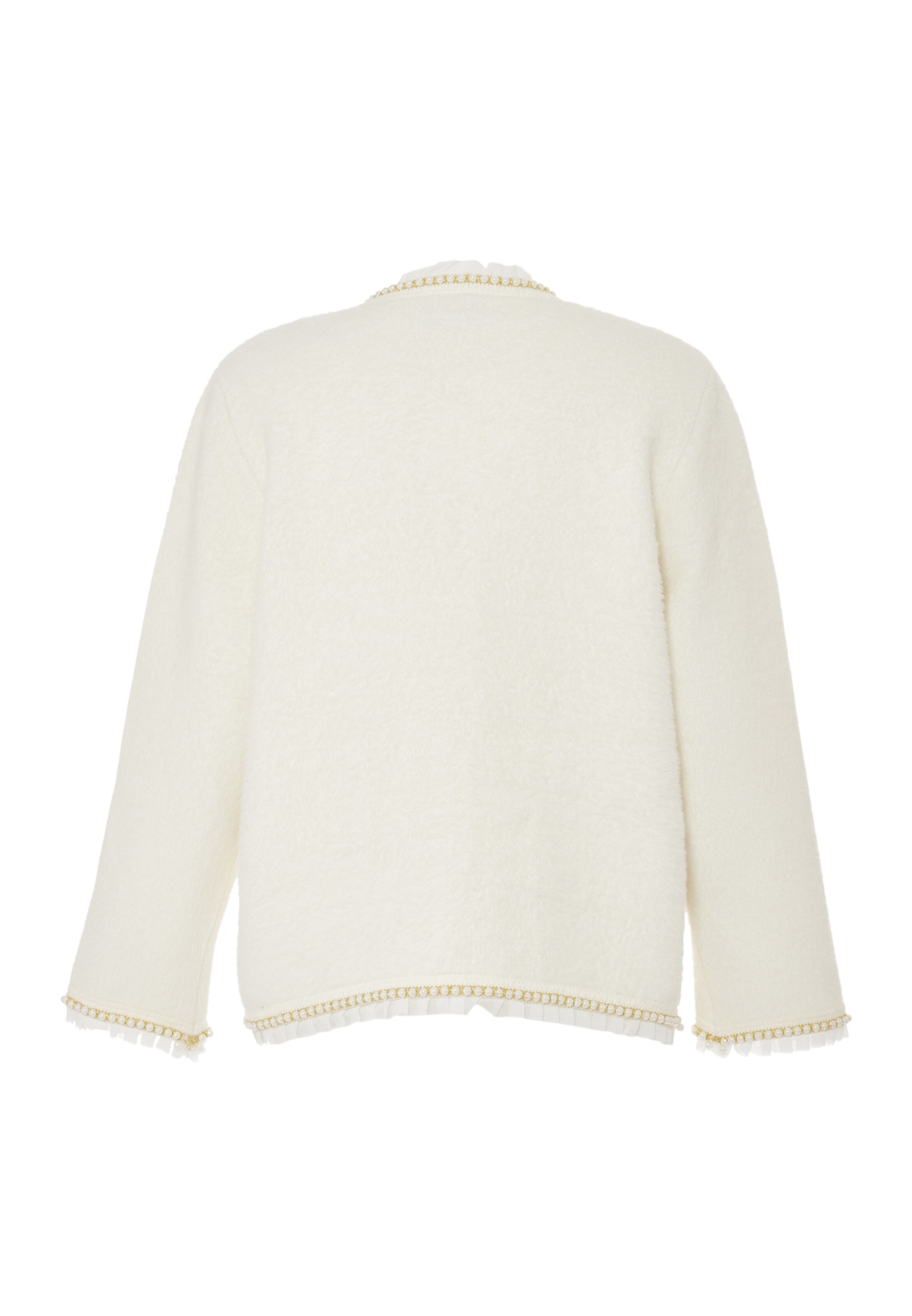 ALARY Knit cardigan in White