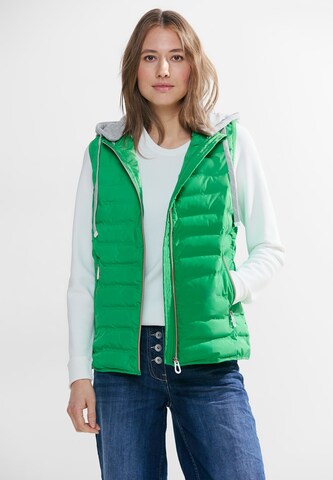 CECIL Vest in Green: front