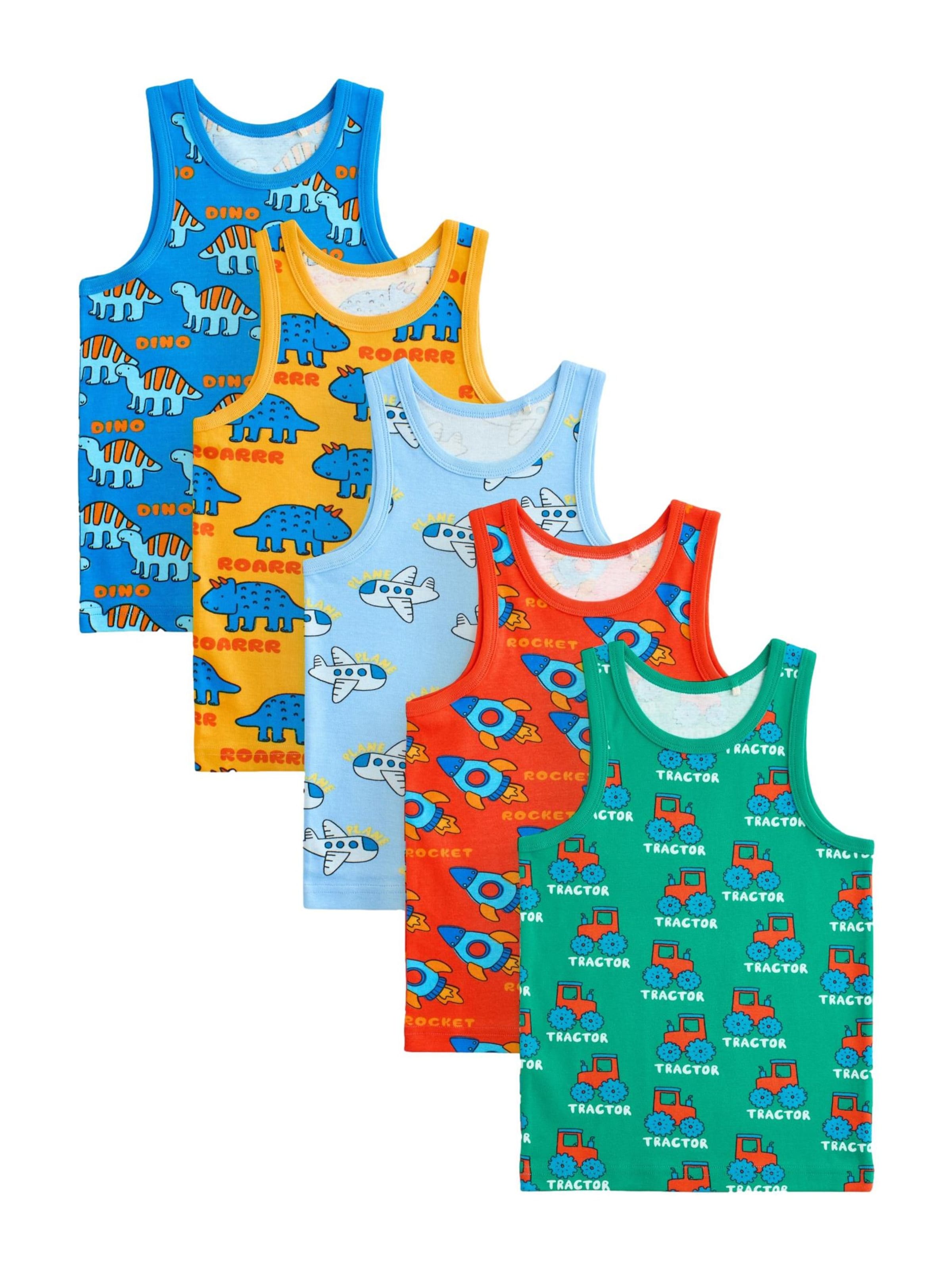 T-Shirt Next en bleu : devant