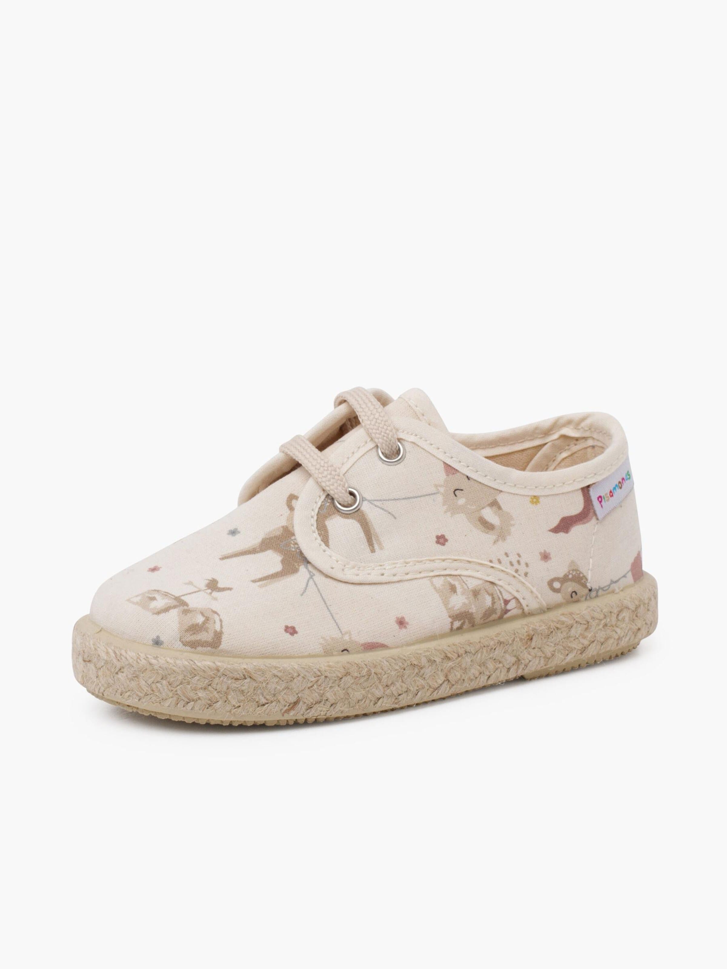 Pisamonas Baskets en 20 en marron, Vue avec produit