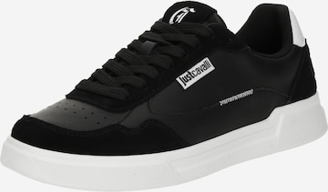 Just Cavalli Matalavartiset tennarit 'FONDO MINIMAL DIS. 2' värissä musta: etupuoli