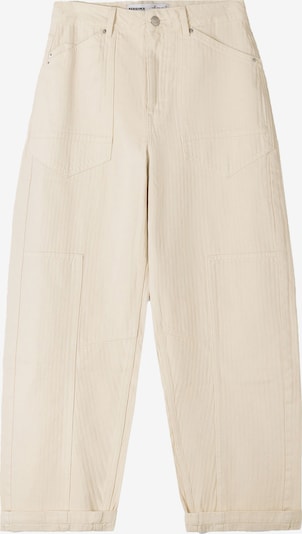 Bershka Hlače u ecru/prljavo bijela, Pregled proizvoda