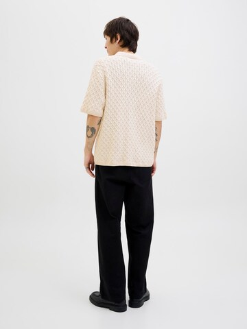 JACK & JONES Regular fit Gebreid vest in Wit