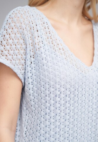 VILA Knitted dress 'VIJulisa' in Blue