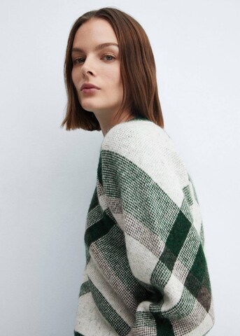 MANGO Pullover 'Weedy' in Grün