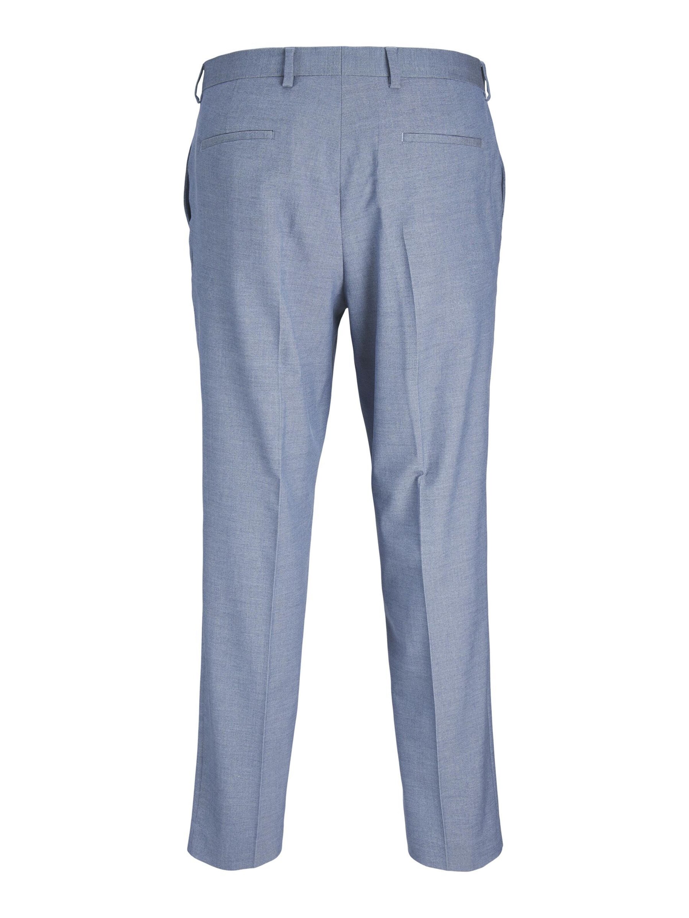 JACK & JONES regular Bukser med lægfolder 'JPRBushwick Mathew' i blå