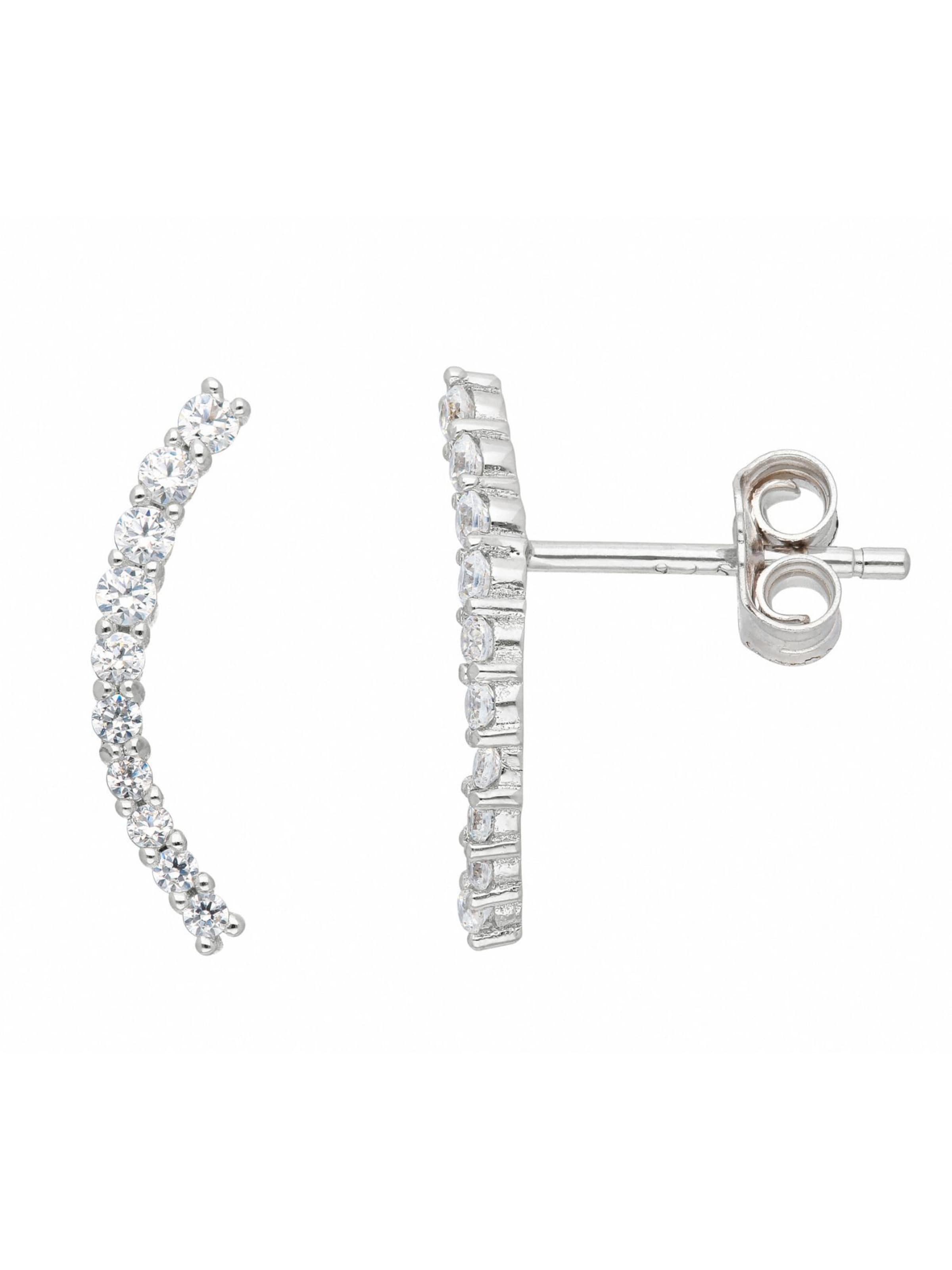 Adelia´s Ohrringe in Silber: Vorderseite