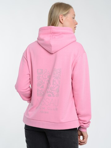 NASSAU Beach Club Sweatjacke 'NB22005' in Pink