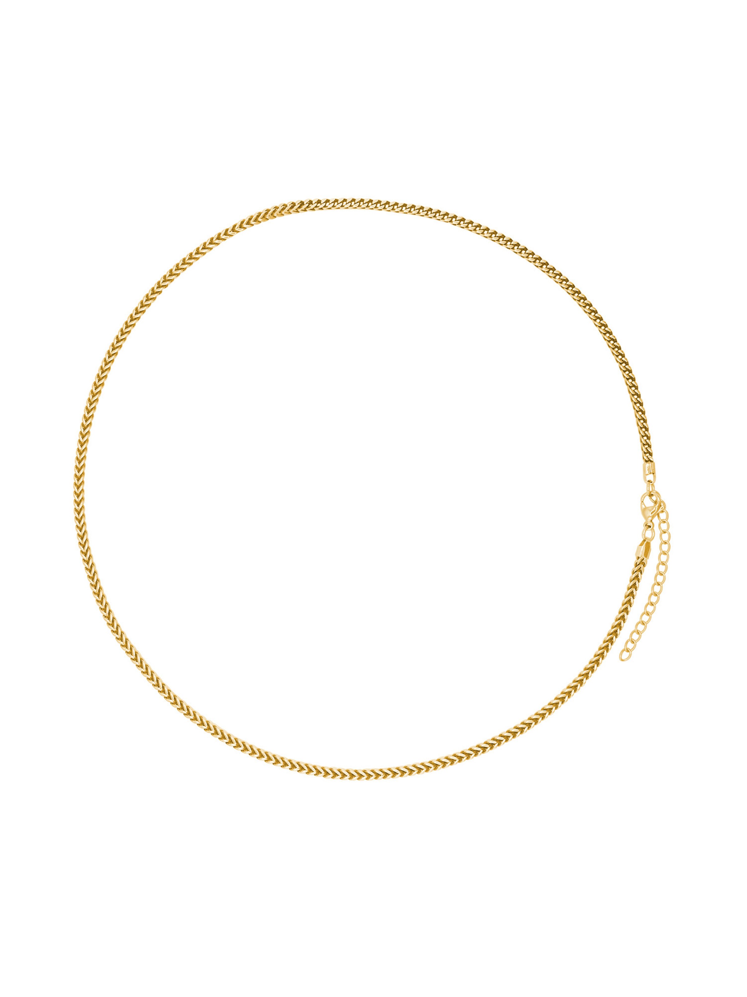 Chaîne Heideman en or : devant