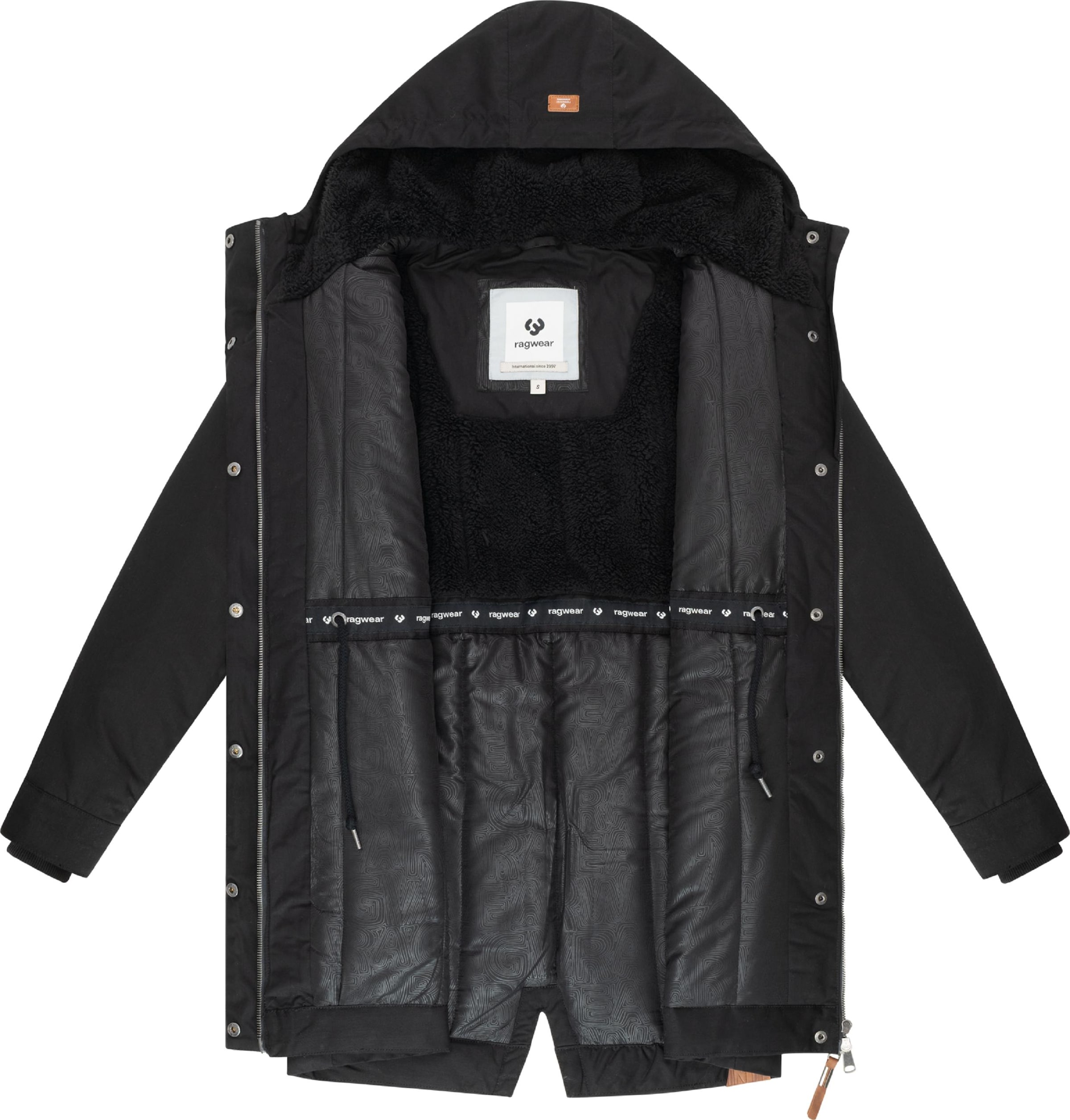 Ragwear Übergangsmantel 'Cannas' in Schwarz