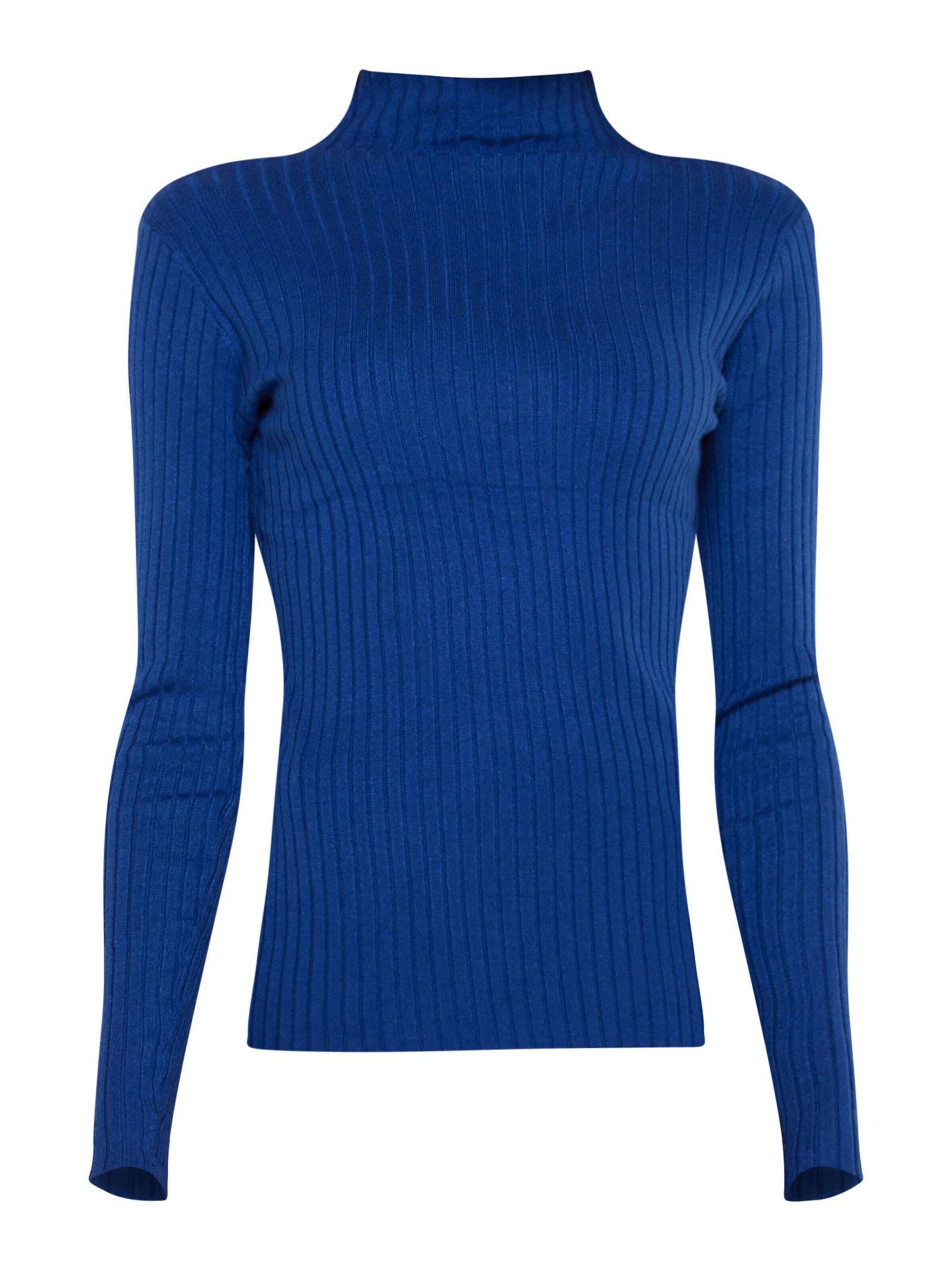 TOOche Sweater 'Pulli Gerippt' in Blue: front
