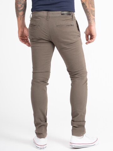 Indumentum Slim fit Chino Pants in Beige